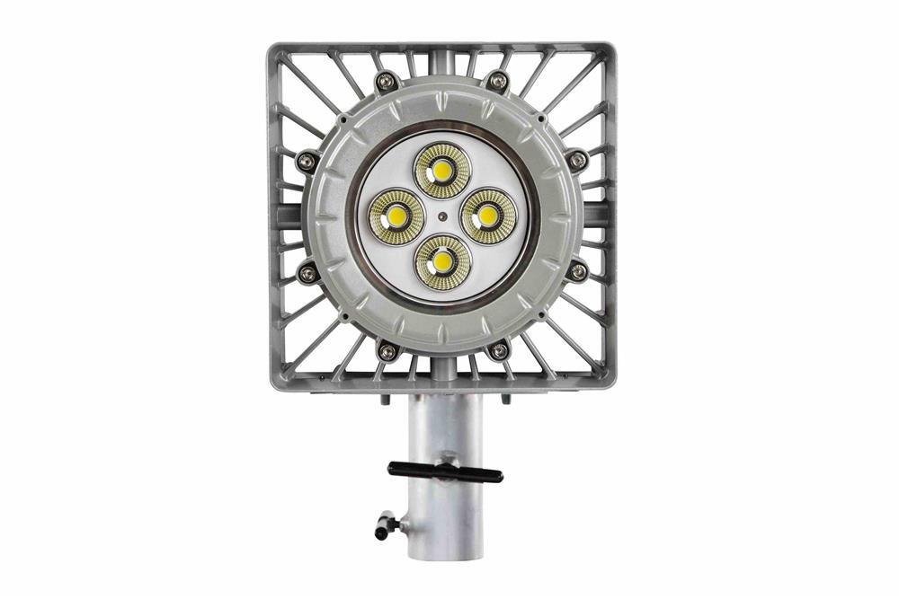 50W Explosion Proof Adjustable Pole Top Slip Fit Mount LED Light - C1D1 - Slip Fitter Yoke - PuriLite