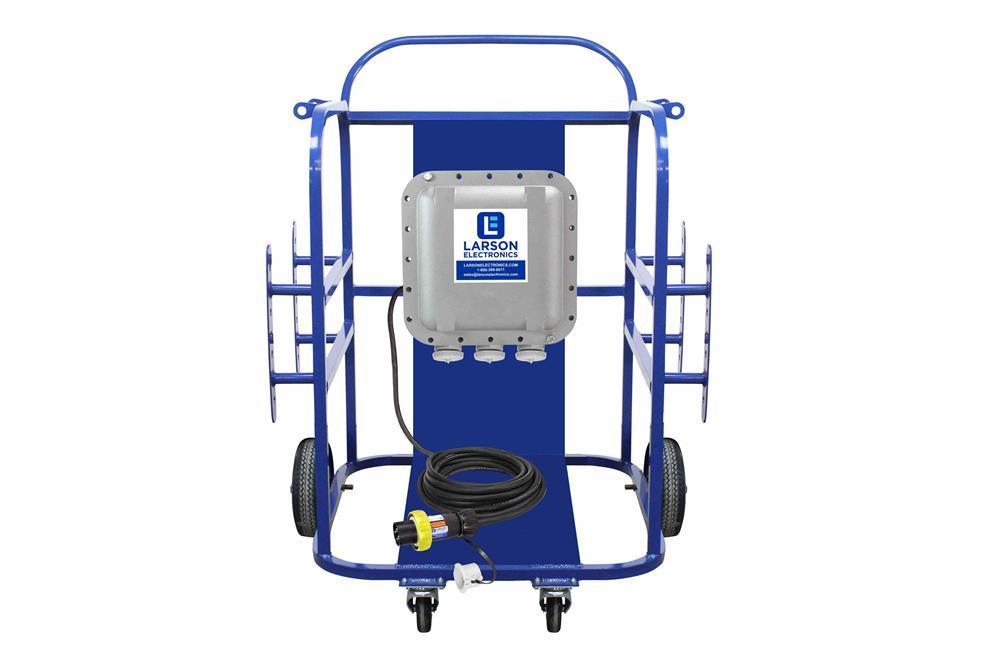Portable Explosion Proof Power Supply - Battery Holders/Intl. Battery Charger, (3) EXP Receptacles - PuriLite