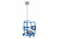 150W Portable Battery Powered Pole Mounted LED Light - 17500 Lumens - Rechargeable 140ah Battery - Locking Front Swivel Casters - PuriLite