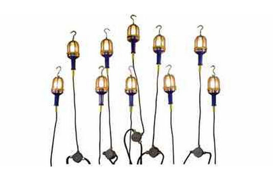 Explosion Proof String Lights - 15 Drop Lights - Class 1/II, Division 1 - PuriLite