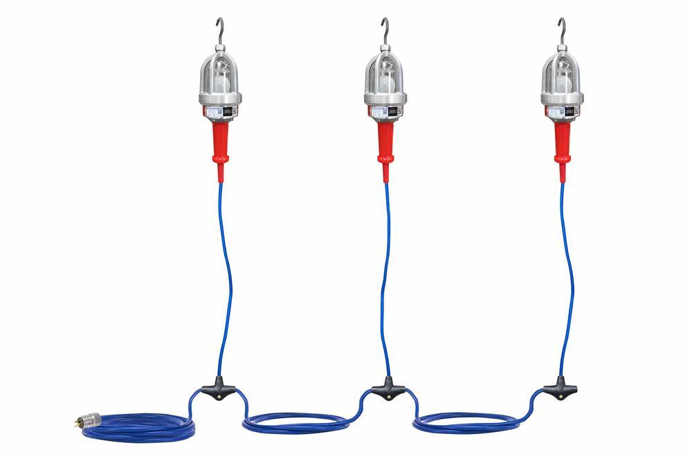 Explosion Proof String Lights - 3 Hand Lamps - Class 1 & Class 2 - PuriLite