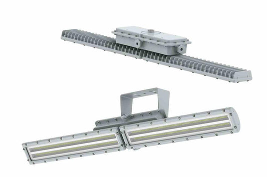 100W Hazardous Location Integrated LED Linear Fixture - C2D1 - 120-277V - 15,300 lms/Trunnion Mount - IP66/Field Serviceable - PuriLite