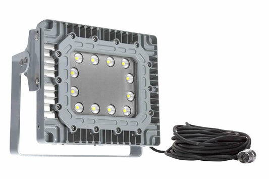 150 Watt Explosion Proof LED Flood Light - Surface Mount - 21000 Lumens - C1D2 - 100ft Cord - PuriLite