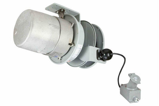 Explosion Proof Tool Tap Reel - 50' 16/3 Cord Reel w/ Explosion Proof Outlet - C1D1 Rated - PuriLite