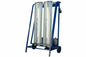 Explosion Proof LED Light Upright Cart with Wheels - 2nd Gen - Paint Spray Booths - Aluminum Frame - PuriLite