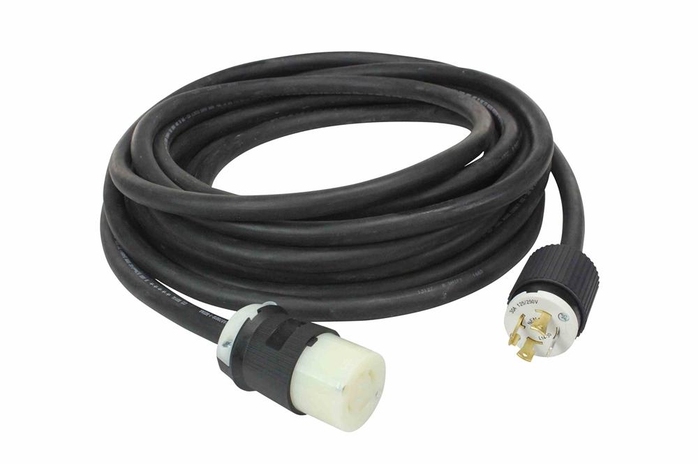 25' 12/5 SOOW Extension Power Cord - 480Y/277V 3PH - 20-amp Continuous Rating - PuriLite