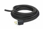 50' 14/3 SOOW Straight Blade Extension Power Cord - 5-15 - 125V - 15A - Outdoor Rated - Blunt Cut - PuriLite