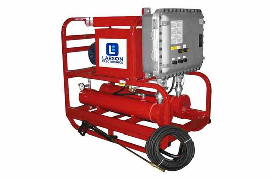 10HP Explosion Proof Air Compressor - C1D1 - 480V 3-phase - Air Dryer/50 Gallon Tank - Skid Mount - PuriLite