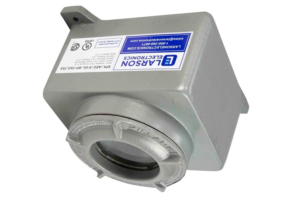 Explosion Proof Enclosure for Raspberry Pi - 3" Lens - Class I, II, III - ATEX/IEC - (2) 3/4" Hubs - PuriLite