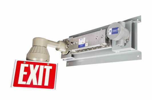 Explosion Proof Emergency Exit Sign - 90 Minutes Battery Backup - 120/277V - Emergency Lighting Syst - PuriLite