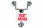 Explosion Proof Bug Eye Emergency LED Exit Fixture - 120V, 60Hz Self-Testing - 90 Min. Emergency Runtime - C1D1&2 - Engish/Spanish - PuriLite