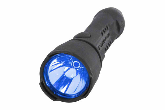 Larson 4W Explosion Proof LED Flashlight - 100 Lumens - IP67 - Blue Lens - Ideal for Merchant Marines - PuriLite