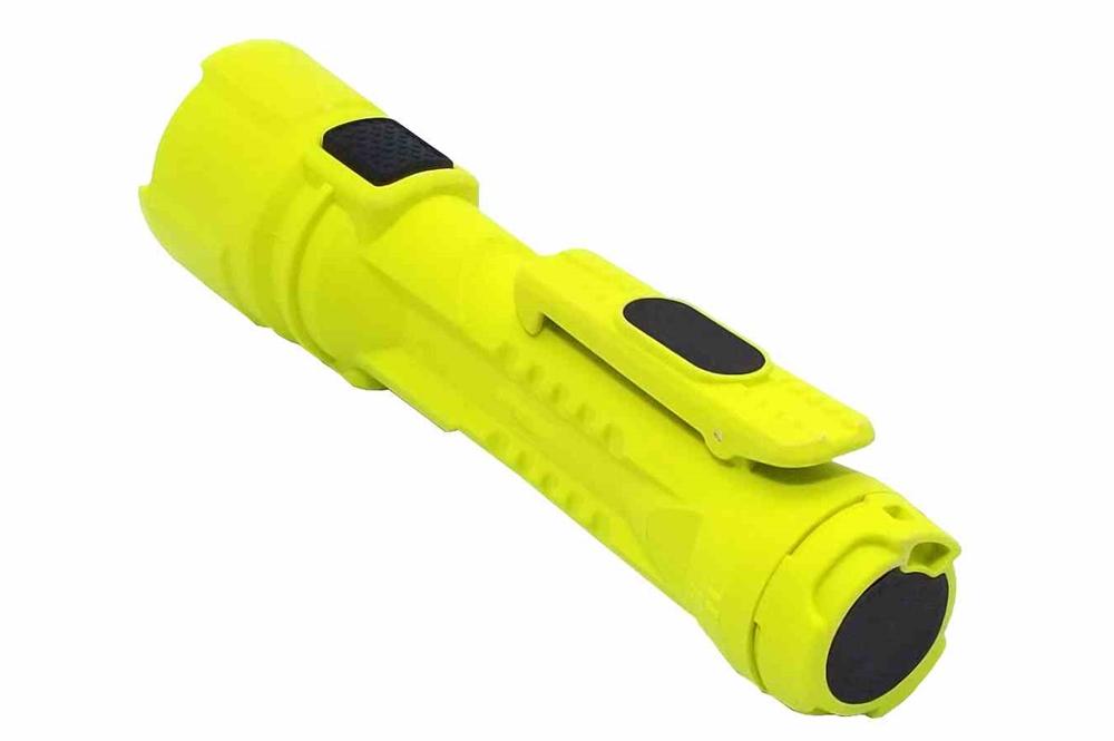 Explosion Proof LED Flashlight - C1D1 - 325 lms/High, 125 lms/Low - (3) AA Batteries, Magnetic Base/Clip - IPX7 Waterproof - PuriLite