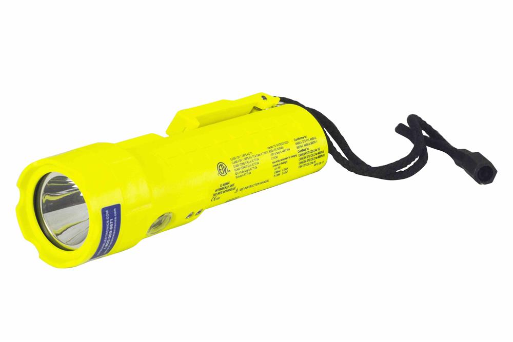 Intrinsically Safe - Dual Beam - Rechargeable LED Flashlight - 240 Lumens - Dual Magnets - PuriLite