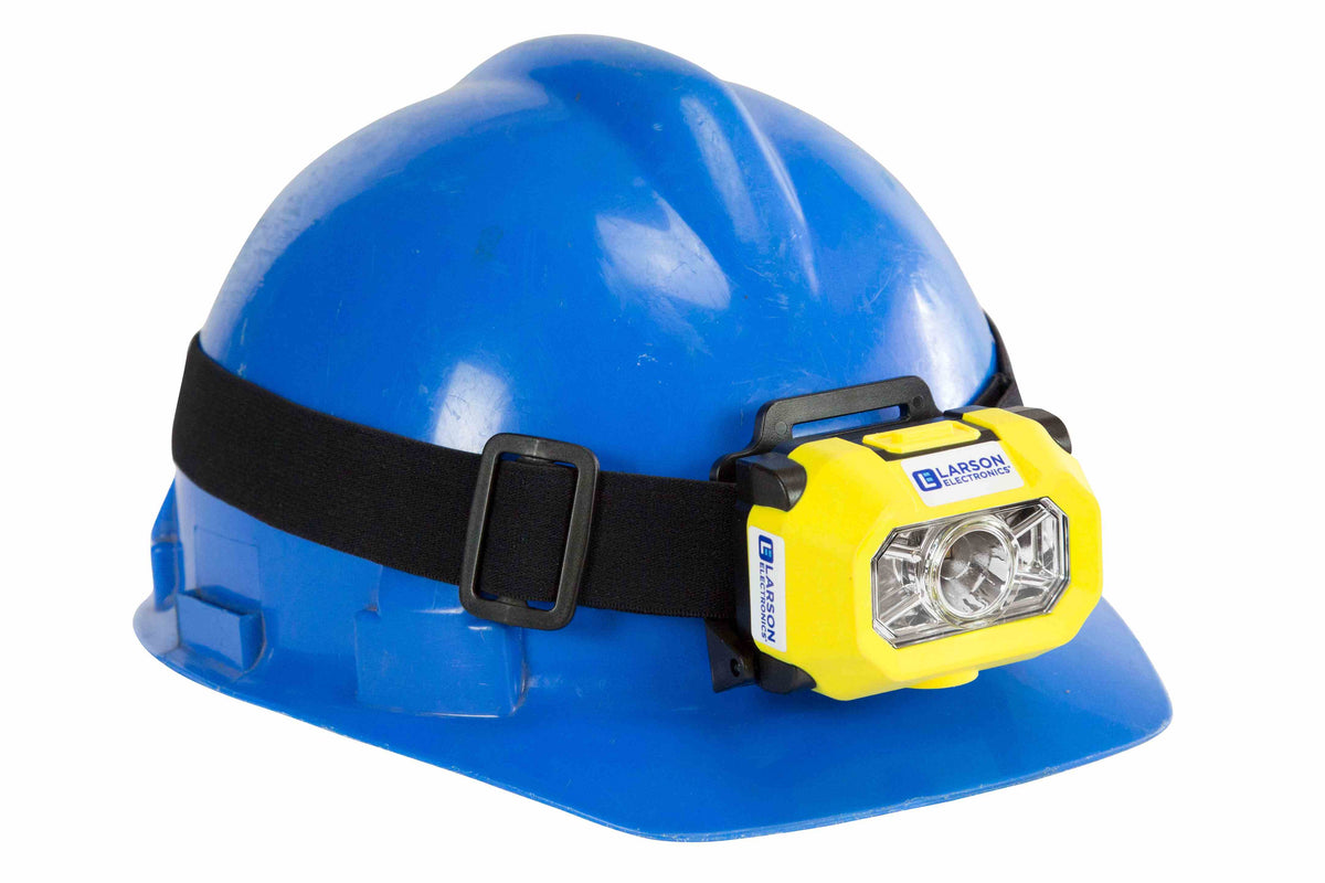 Larson Intrinsically Safe LED Headlamp - C1D1 / C2D1 - 328' Beam - IP67 - ATEX /IECEx - High/Low Beam - PuriLite