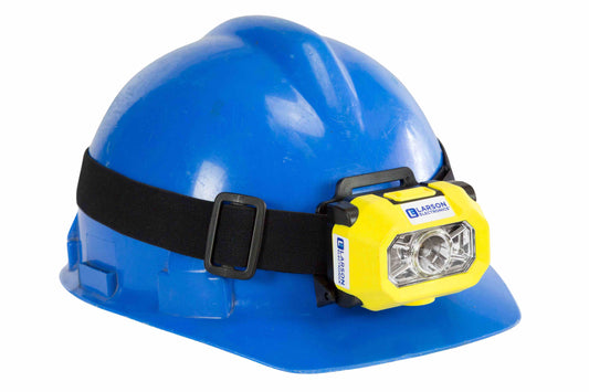 Larson Intrinsically Safe LED Headlamp - C1D1 / C2D1 - 328' Beam - IP67 - ATEX /IECEx - High/Low Beam - PuriLite