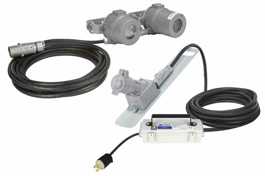 Explosion Proof 1080p HD Camera w/ Built-in LED - Optical & Digital Zoom - IP67 - 120-277V Stepped Down to24V - 80' 12/4 SOOW w/ Disconnect - PuriLite