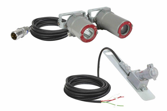 Explosion Proof 1080p HD Security Camera w/ LED Light - Optical/Digital Zoom - 285' 12/4 SOOW Cord - Potted Cable Connections, Seal-Offs w/ Chico, Strain Relief - PuriLite