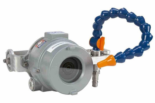 Explosion Proof Network IP Camera - 2.0MP Resolution - 30FPS - Low Light IR Array - 108Ãƒâ€šÃ‚Â° FOV - Air Nozzle - NDAA - PuriLite