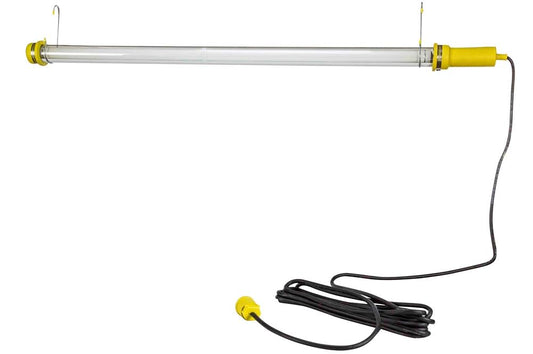 Fluorescent Drop Light/Task Light w/ Hooks - 34Watt - 25' cord - 4' Lamp - PuriLite