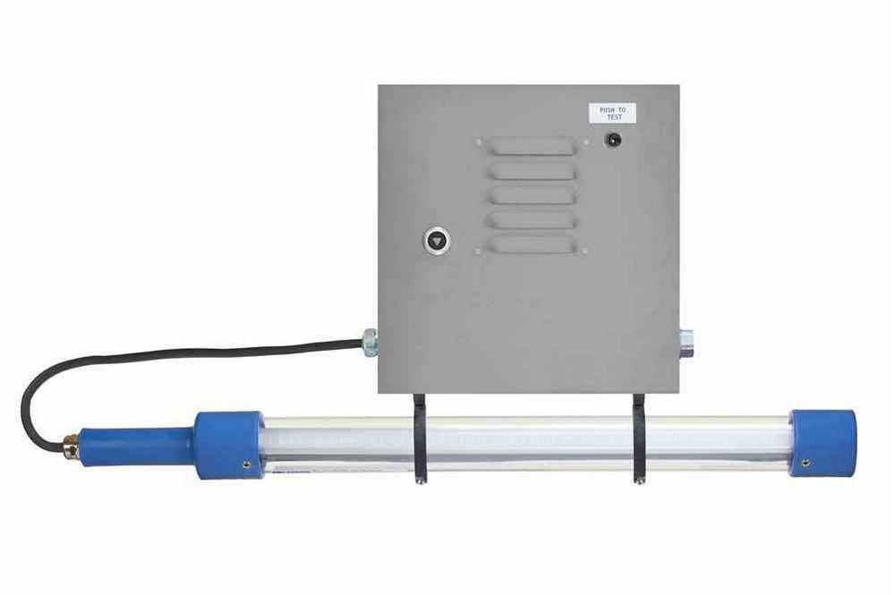 14W Outdoor Emergency LED Light - 35aH Battery, 18-hour Runtime - Test Switch - Marine Rated - PuriLite