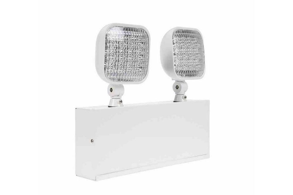 2W Emergency Dual LED Bugeye System - 240 Lumens - 3.6V Battery Backup for 8 Hours - Damp Locations - PuriLite