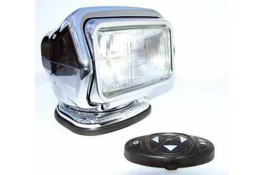 Golight Stryker Remote Control FLOOD LIGHT with Dash Mount Remote control - Chrome Color - PuriLite