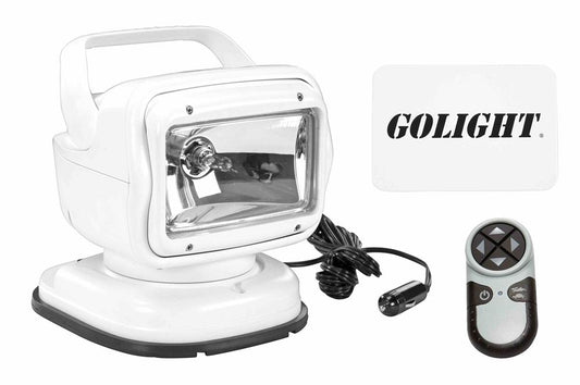 65W Golight Radioray Portable Remote Control Spotlight - 225,000 Candela - Magnetic Shoe - White - PuriLite