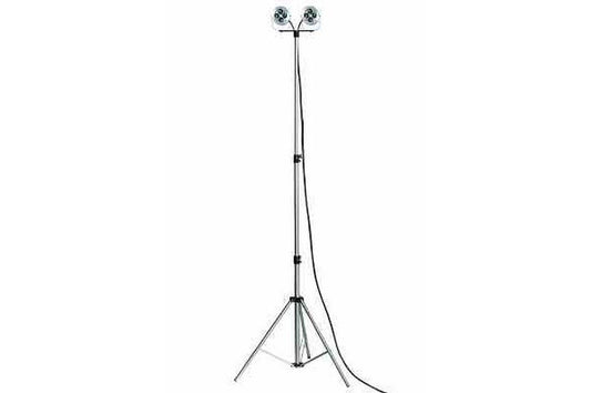 63 Watt Low Voltage LED Tripod - 25ft Cable w/ Battery Clamps - Portable Hazardous Location Lighting - PuriLite