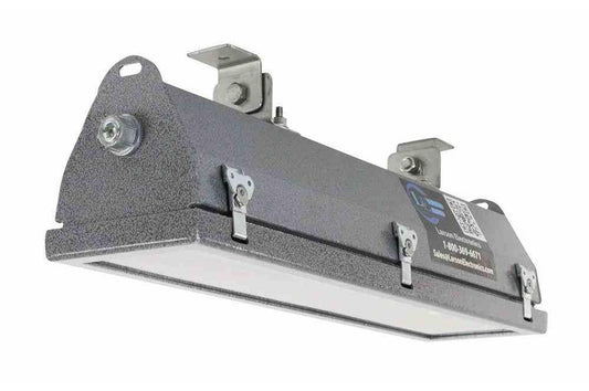 Class 1 Division 2 LED Pivoting Light - 2 foot 2 lamp - Emergency Battery Backup - 2nd Gen LED Lamps - PuriLite