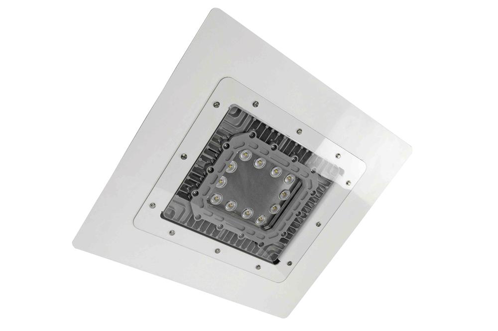 150W Explosion Proof 0-10V Dimmable LED Light- 2x2 Lay-In Troffer - C1D1&2, Paint Spray Booth Rated - 40' Cord - PuriLite