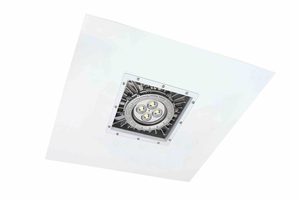 50 Watt Explosion Proof LED Light - 2x2 Lay-In Troffer - Class 1 Div 1 & 2 - Paint Spray Booth Rated - PuriLite
