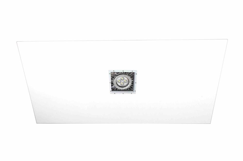 50W Low Profile Explosion Proof LED Light - 2x4 Lay-In Troffer - Class 1 Div 1&2 - Paint Spray Booth Rated - 7,000 Lumens - PuriLite