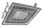 Explosion Proof LED Light, 2X2 Hard Lid Flange, Class 1 Div 1&2, Paint Spray Booth Rated - PuriLite