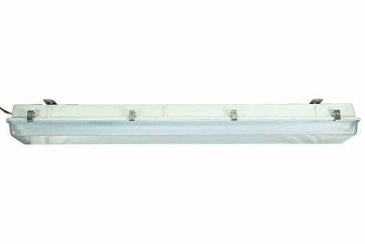 Emergency LED Light - 4' (2) Lamps - C1D2 - Battery Backup - Failsafe Lighting - UL 924 - SS Latches - PuriLite