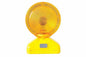 LED Barricade Warning Light - Type C Steady Burn, Amber - (4) D-cell Batteries - Photocell - PuriLite