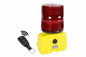 Heavy Duty Portable Warning Light - Red Battery Powered Strobe - Visual Safety - Wireless Remote - PuriLite