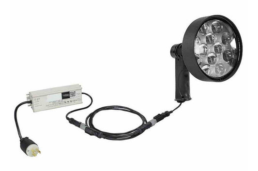 10 Million Candlepower LED Spotlight w/ Inline Transformer - 36 Watt - Pistol Grip - 1600 Foot Beam - PuriLite