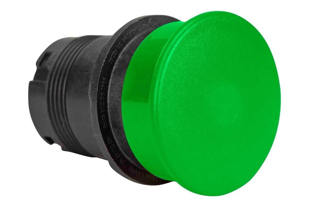 Hazardous Location Mushroom Push Button - C1D2/C2D1 - Momentary - Green - ATEX/IECEx - IP66/N4X - PuriLite