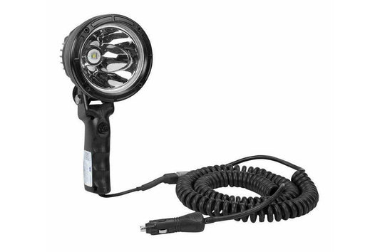 6 Million Candlepower LED Spotlight - 25 Watt Handheld Hunting Spotlight - 12-32V DC - 1000' Beam - PuriLite