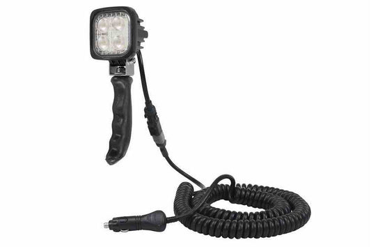 12W Handheld LED Work Light - 950 Lumens - 7" Polycarbonate Handle - 9-32V DC - IP69K Waterproof - PuriLite