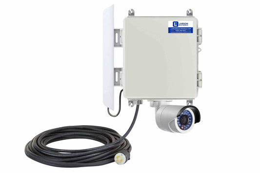 Larson Wireless Network IP Camera - 4.0MP Resolution - 20FPS - Low Light IR Array - Wireless Transmission - PuriLite