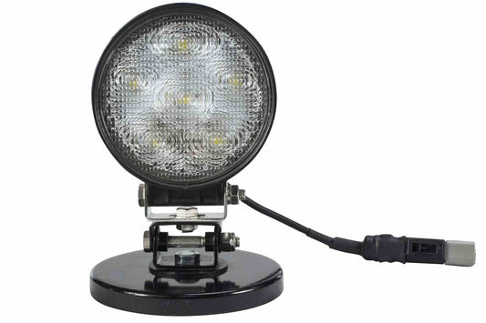 Larson 27W LED Light with Magnetic Base - 2160 Lumens - IP67 Rated - Aluminum Body - 30,000 Hour Life - PuriLite