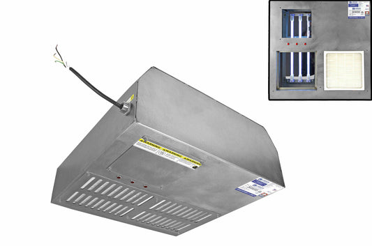 Larson Industrial UV Air Purifier - 120V - (3) 15W 18" UVC Lamps - 2x2 Troffer Mount - Occupied Areas - PuriLite