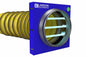 UV Air Sanitizer for Inline Fan - (3) UVC Lamps - 1000 CFM - Powder Coated Aluminum, 50' Cord - N3R - PuriLite