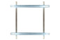 High Output UV AC Coil Disinfection for HVAC - (2) UVC Lamps - (1) Ballast - (2) Mounting Kits - 60" x 36" Coils - PuriLite