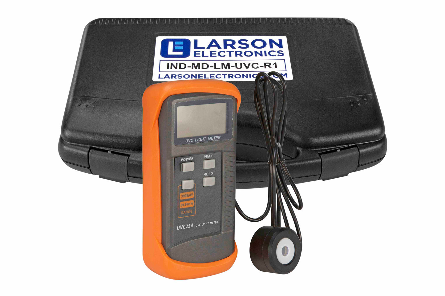 Larson UVC Light Meter - Measures UV-C Wavelength and Irradiance Levels - 39.99Ã‚ÂµmW/cmÃ‚Â² to 3999Ã‚ÂµmW/cmÃ‚Â² Measurement Range - PuriLite