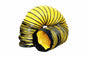 Larson Air Duct for Confined Space Ventilator - 20" x 25' - Yellow/Black - PuriLite