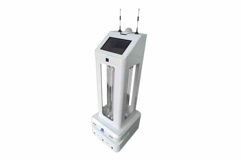 Autonomous UV Sanitation Robot - Kills 99% of Viruses - (8) 40W UVC Lamps - Battery Powered - PuriLite