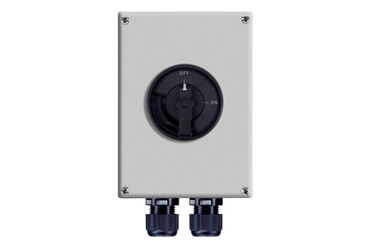 Non-Fused Disconnect Switch - Isolator Switch - Three Pole - 30A - 480V Rated - Carbon Steel - PuriLite